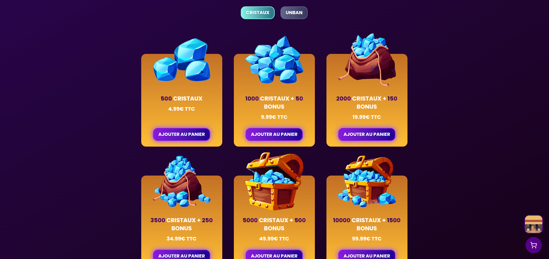 MineRealms - Détail du projet