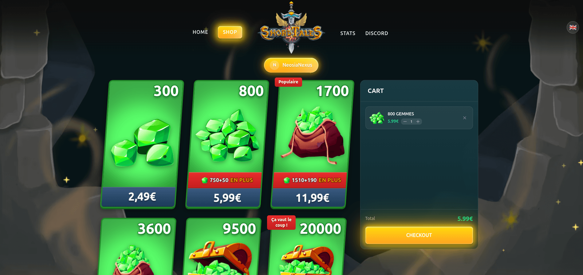 SwordTales - Détail du projet